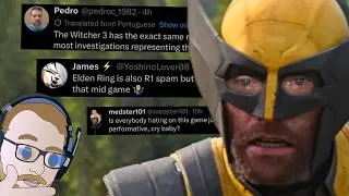 Thumbnail: "It's the Same As Witcher 3 and Elden Ring!" - PS5 Fanboys are FREAKING OUT at Wolverine Criticism