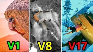 Thumbnail: The BEST Boulder of EVERY Grade (V0–V18)