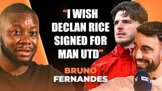 Thumbnail: Bruno Fernandes Exclusive - I wish Declan Rice Signed For Man Utd | Breaking The Assist Record 