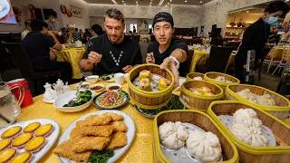Thumbnail: ASIA'S #1 COMPETITIVE EATER AND I TAKE ON ALL YOU CAN EAT DIM SUM BUFFET! Joel Hansen