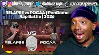 Thumbnail: American Reacts To RELAPSE vs POCAA | PenGame Rap Battle | 2026
