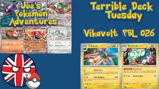 Thumbnail: Terrible Tuesday. Vikavolt PBL 026. Pokémon Trading Card Game