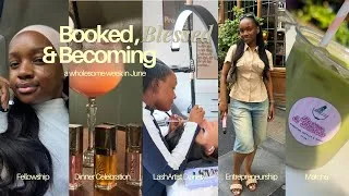 Thumbnail: business celebrations, day in the life of a lash artist, fellowship |Booked,Blessed& Becoming