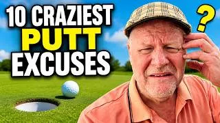Thumbnail: 10 Craziest Excuses for Missing a Putt #golf #comedy