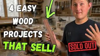 Thumbnail: 4 INCREDIBLY High Profit Woodworking Projects!