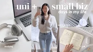 Thumbnail: uni vlog 📎 PRIORITIZING my goals for a week: 7AM routine, small biz + exam szn, 12 week year | EP3