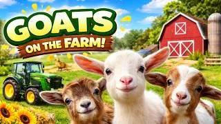 Thumbnail: The CUTEST Goats On The Farm ! | John Deere Kids