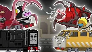 Thumbnail: Cursed Thomas vs CHOO CHOO CHARLES  & GHOSTBUSTERS  Season 3  EP.4 I Among Us Animation