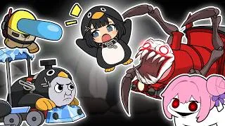 Thumbnail: CHOO CHOO CHARLES vs GuguGaga Penguin & GHOSTBUSTERS I Among Us Animation