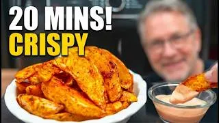 Thumbnail: Spicy Potato Wedges: Air Fried in 20 Minutes! No Par-Boil:
