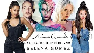 Thumbnail: Ariana Grande vs Major Lazer ft. Justin Bieber & MØ, Selena Gomez - Into Cold Myself (Mashup Video)