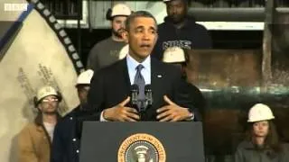 Thumbnail: BBC News - Barack Obama- 'Budget cuts already having effect'
