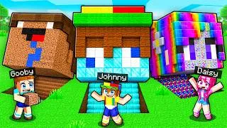Thumbnail: UNDERGROUND HEAD BASE BATTLE in Minecraft!