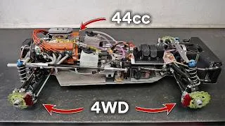 Thumbnail: MID Mounted V8 on 5th Scale RC Car!