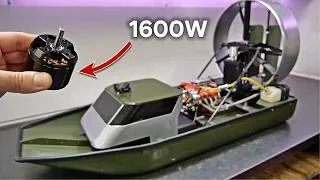 Thumbnail: I Converted my RC V8 Airboat to ELECTRIC!