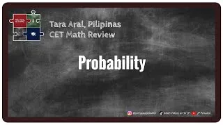 Thumbnail: Probability | Tara Aral Pilipinas CET Math Review