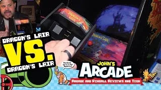 Thumbnail: DRAGON'S LAIR X REPLICADE VS. ORIGINAL ARCADE DRAGON'S LAIR. REVIEW Cinematronics HDMI - PART 1
