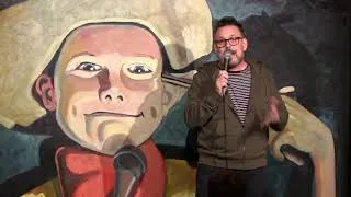 Thumbnail: Comedian John Scott.  GAGS  THE STAND