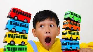Thumbnail: Ten Little Buses Song - Nursery Rhymes for Kids