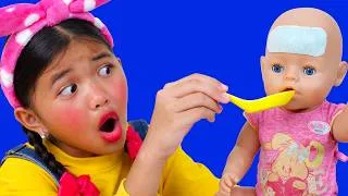 Thumbnail: Sick Song | Nursery Rhymes Mommy Songs Jenna