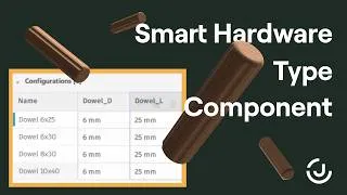 Thumbnail: How to Create Configurable Hardware for JoinerCAD Smart Hardware Attachment (Fusion Configurations)