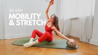 Thumbnail: 30 MIN FULL BODY STRETCH I IMPROVE MOBILITY & FLEXIBILITY I RAYSE PILATES