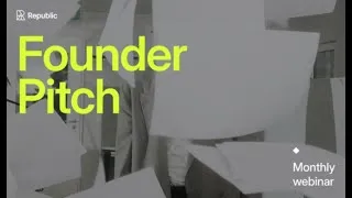 Thumbnail: Founder Pitch - October