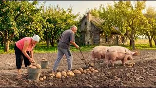 Thumbnail: Traditional Village Life | Potato Harvest, Homemade Cooking & Farm Work