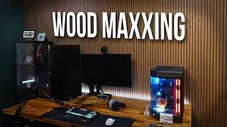 Thumbnail: This $500 Wood Slat Wall Transformed My Setup - Weekend Builds