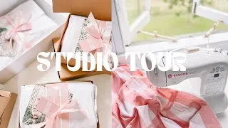 Thumbnail: SEWING STUDIO TOUR! Small business, organisation & equipment