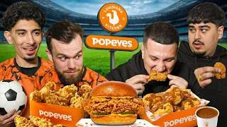 Thumbnail: British Footballers try Popeyes for the first time!