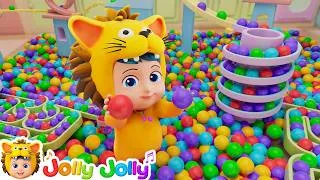 Thumbnail: How to build Marble Run? Johny Johny yes papa | Color Balls | Jolly Jolly - Nursery Rhymes