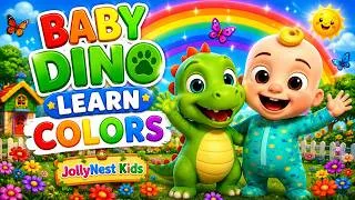 Thumbnail: 🌈 Baby Dino Learns Rainbow Colors! | Fun Color Song for Toddlers & Preschool Kids