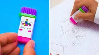 Thumbnail: Toothbrush as an eraser?😱 DIY useful crafts, ideas and many more to enjoy!☺️