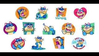 Thumbnail: Jolly Moggy stickers