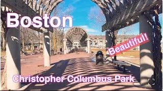 Thumbnail: [4k] Feels like SPRING in Boston| Walking tour| Christopher Columbus Park