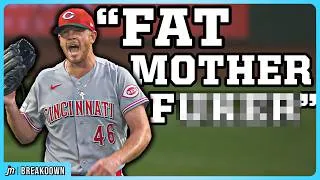 Thumbnail: Pitcher calls the umpire fat for getting in the way, a breakdown