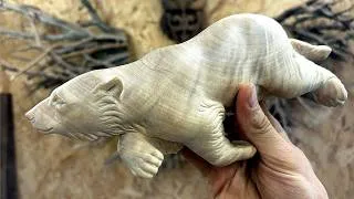Thumbnail: I Carved A Polar Bear Touched By The SUN!