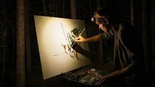 Thumbnail: I Painted Alone in the Forest at Night