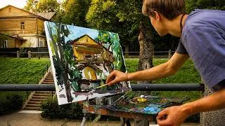 Thumbnail: I Was Asked to Paint This Old House | Plein Air Oil Painting