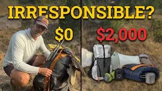 Thumbnail: You Don't Need Expensive Gear to Thru-Hike | My CDT Gear List 2026