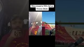 Thumbnail: REACTION to USC Crowd vs Fresno State #shorts #collegefootball #reaction