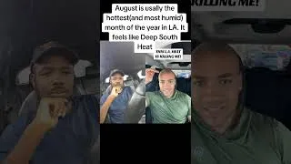 Thumbnail: REACTION to LA Heat is Killing me. #shorts #losangeles #tiktok #reaction