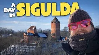 Thumbnail: A Day in SIGULDA ❄️ | Latvia Winter Travel Vlog 🇱🇻 (Photography Adventure)