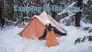 Thumbnail: Surviving the Cold and Camping in 2 Feet of Snow! [Epic Winter Vibes]