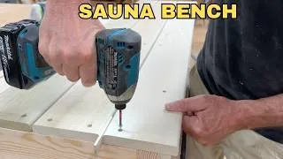 Thumbnail: Building a Sauna Bench | DIY Modular Sauna Project – Part 3