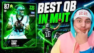 Thumbnail: HAYNES KING IS NOW THE BEST QB IN MUT...