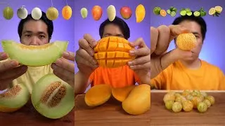 Thumbnail: [COMPILATION] EAT VARIOUS TYPES OF MELON 🍈, MANGO 🥭, AND CITRUS 🍋‍🟩