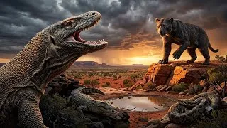 Thumbnail: Prehistoric Australia:The Land Where Monsters Hunted Each Other |Megalania the Giant Lizar #wildlife