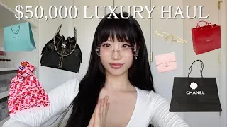Thumbnail: $50,000 LUXURY SHOPPING HAUL… I went a little too crazy 🤭